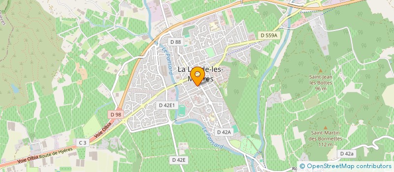 localisation de l'entreprise SCI SAREMA 2011  LA LONDE-LES-MAURES