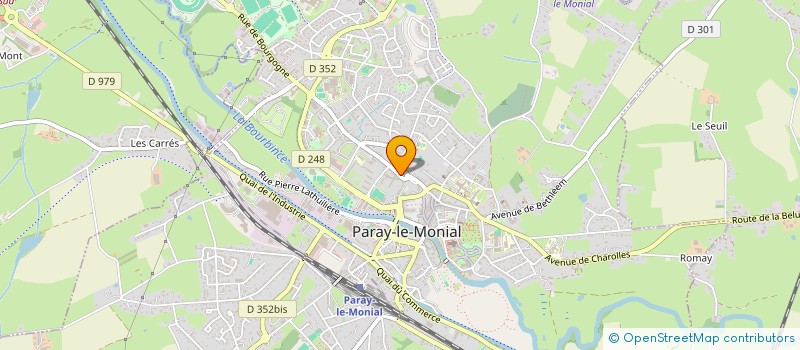 localisation de l'entreprise SCI SAREPTA  PARAY-LE-MONIAL