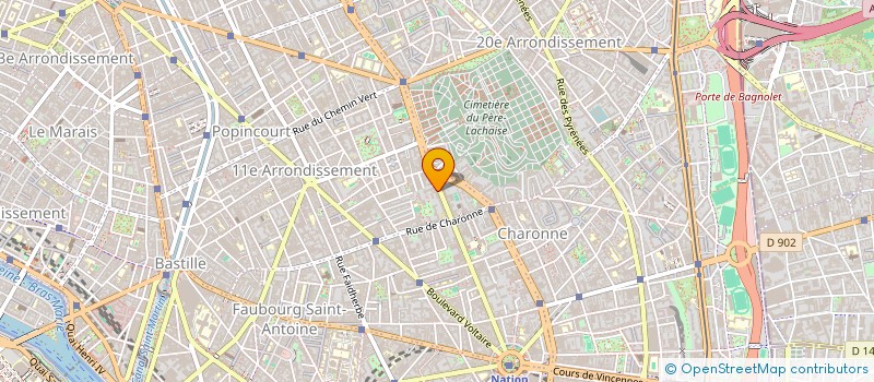 localisation de l'entreprise SCI SARFATI  PARIS