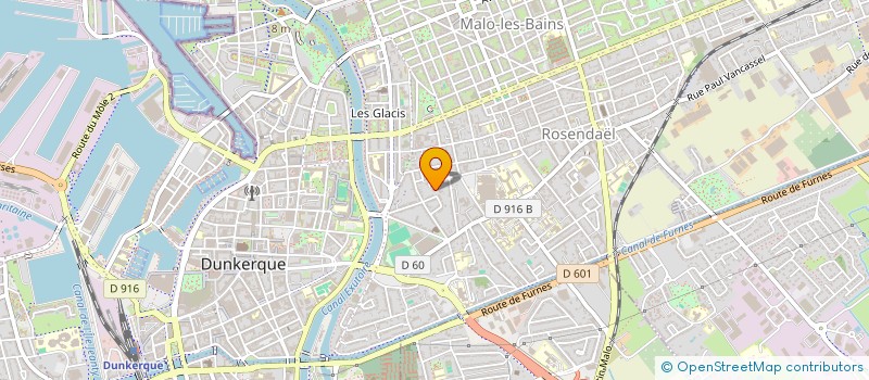 localisation de l'entreprise SCI SARGA à DUNKERQUE