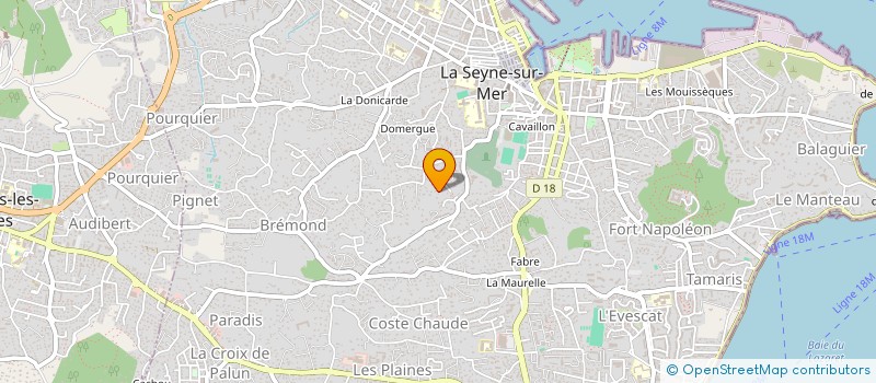 localisation de l'entreprise SCI SARGETEC à LA SEYNE-SUR-MER