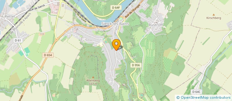 localisation de l'entreprise SCI SARGEX  LAUNSTROFF