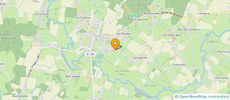 localisation de l'entreprise SCI SARGY  SAGY