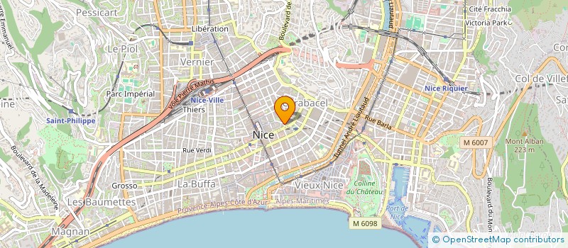 localisation de l'entreprise SCI SARHAN INVESTMENTS à NICE