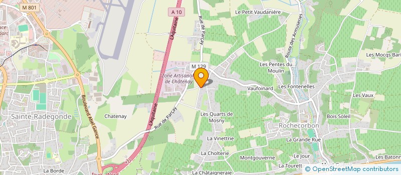 localisation de l'entreprise SCI SARI 70 à ROCHECORBON