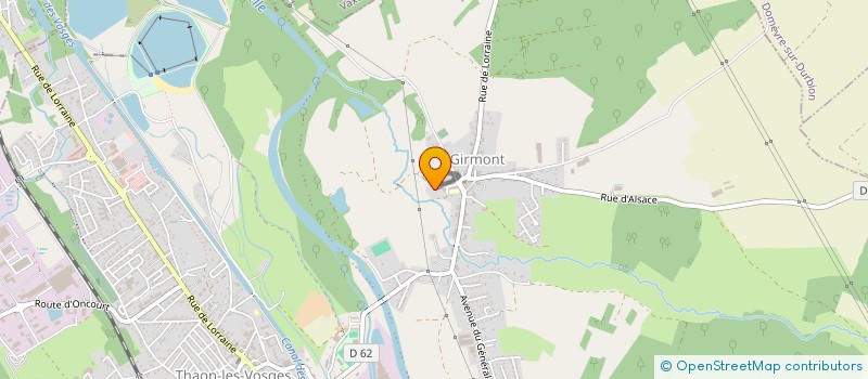 localisation de l'entreprise SCI SARI  THAON-LES-VOSGES