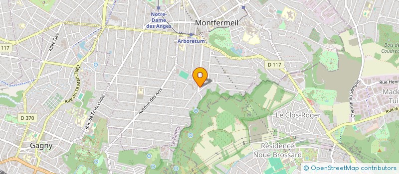 localisation de l'entreprise SCI SARI à MONTFERMEIL