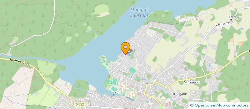 localisation de l'entreprise SCI SARIAN  SOUSTONS