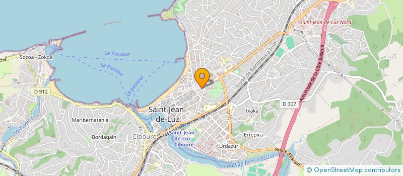 localisation de l'entreprise SCI SARIANTAK à SAINT-JEAN-DE-LUZ