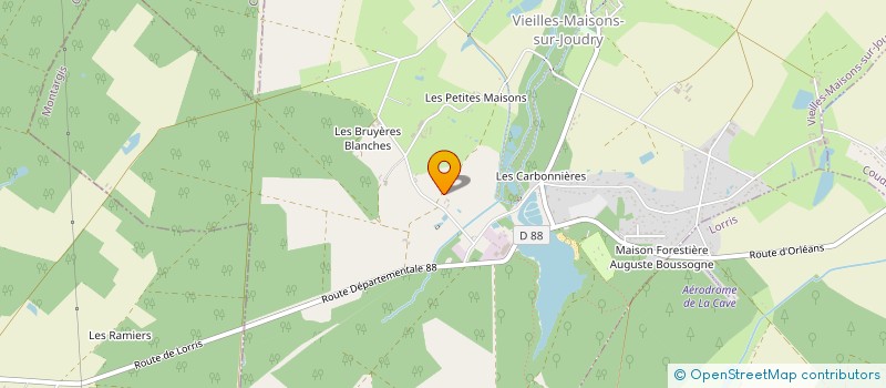 localisation de l'entreprise SCI SARIC à VIEILLES-MAISONS-SUR-JOUDRY