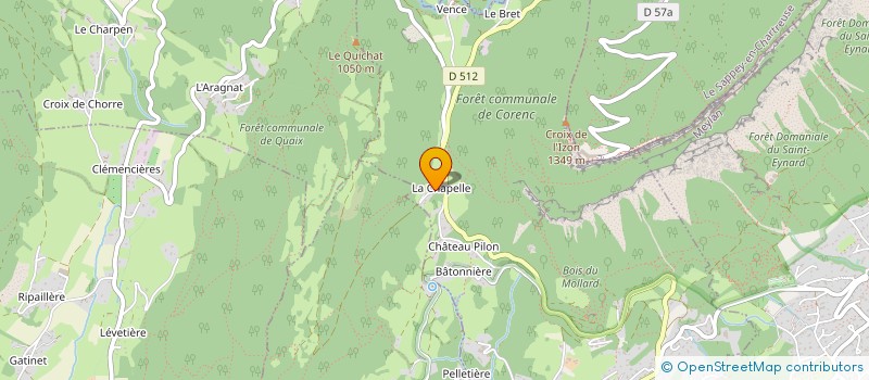 localisation de l'entreprise SCI SARIEL  LE SAPPEY-EN-CHARTREUSE