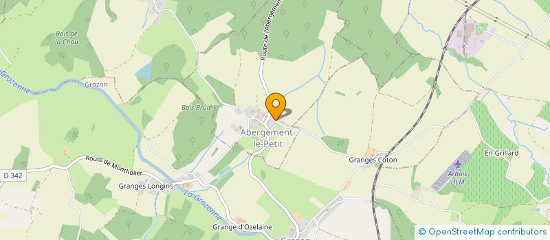 localisation de l'entreprise SCI SARIEL  GROZON