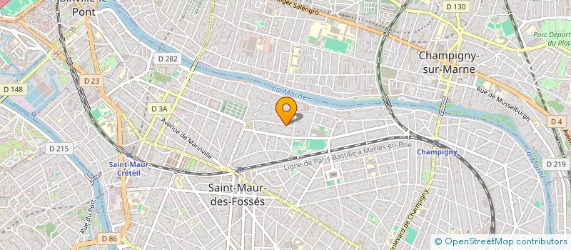 localisation de l'entreprise SCI SARILOU INVESTISSEMENTS à SAINT-MAUR-DES-FOSSES