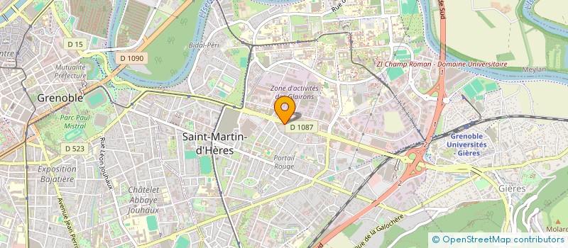 localisation de l'entreprise SCI SARIMMO.FR  SAINT-MARTIN-D'HERES