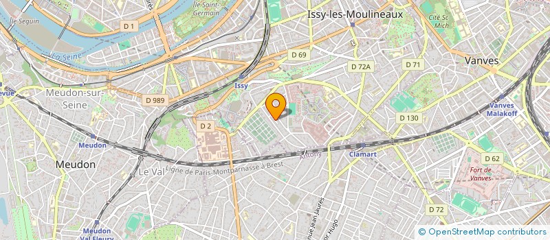 localisation de l'entreprise SCI SARINA à ISSY-LES-MOULINEAUX