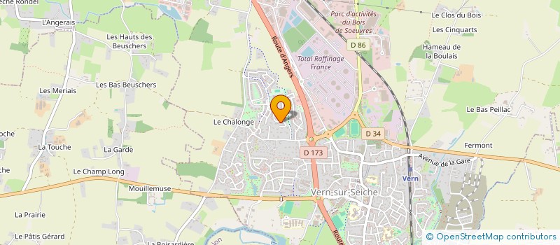 localisation de l'entreprise SCI SARING  VERN-SUR-SEICHE