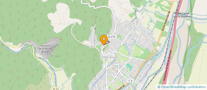 localisation de l'entreprise SCI SARION  VILLENEUVE