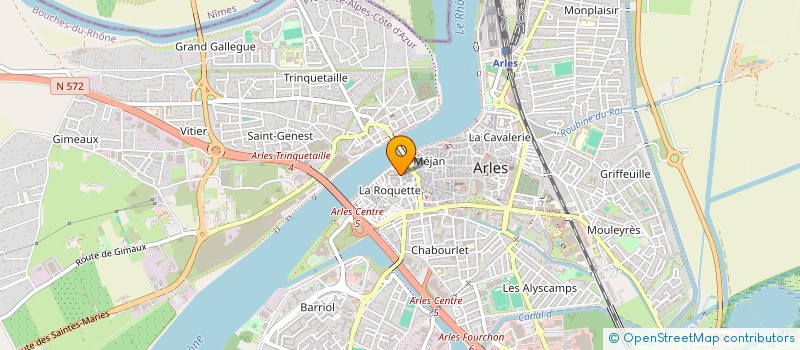 localisation de l'entreprise SCI SARISHAN à ARLES
