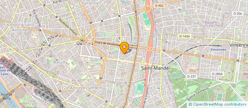 localisation de l'entreprise SCI SARKAD  PARIS