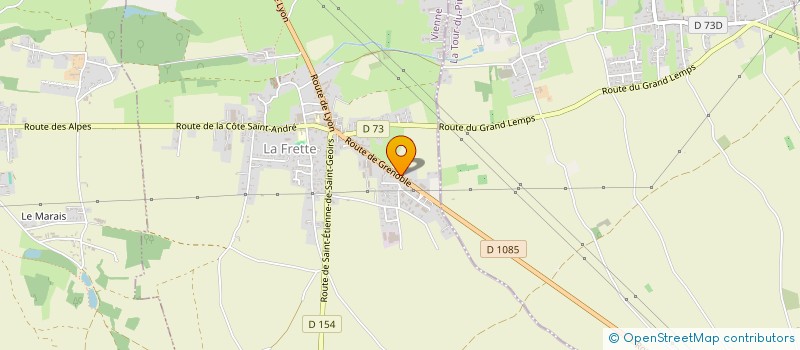 localisation de l'entreprise SCI SARKIS  LA FRETTE