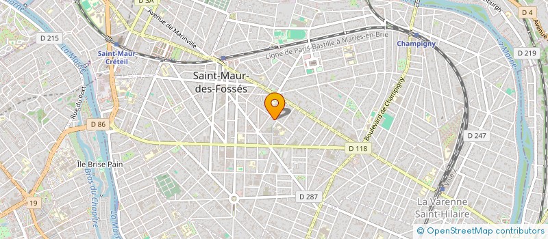 localisation de l'entreprise SCI SARKIS FRERES à SAINT-MAUR-DES-FOSSES