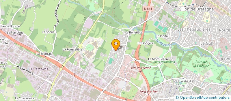 localisation de l'entreprise SCI SARLA  SAINT-HERBLAIN