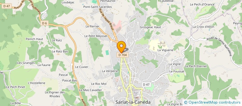 localisation de l'entreprise SCI SARLADAISE 5 à SARLAT-LA-CANEDA