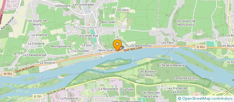 localisation de l'entreprise SCI SARLANDE à ROCHECORBON