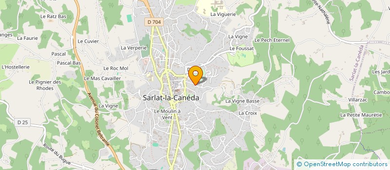 localisation de l'entreprise SCI SARLAT SUD à SARLAT-LA-CANEDA