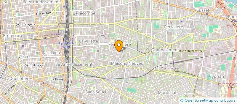 localisation de l'entreprise SCI SARLEOVA  LYON