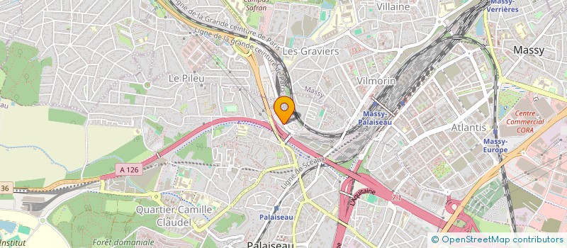 localisation de l'entreprise SCI SARMA à PALAISEAU