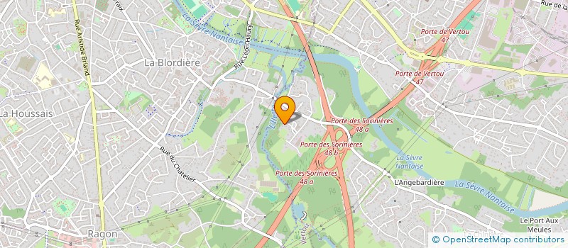 localisation de l'entreprise SCI SARMAT  VERTOU