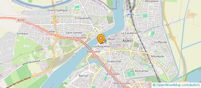 localisation de l'entreprise SCI SARMATA à ARLES