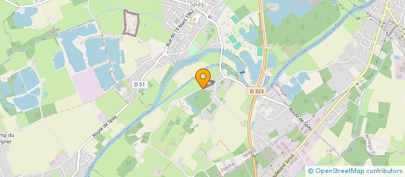 localisation de l'entreprise SCI SARMELI  ALLONNES