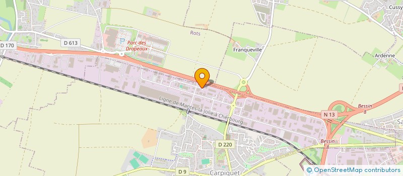 localisation de l'entreprise SCI SARMENT  CARPIQUET