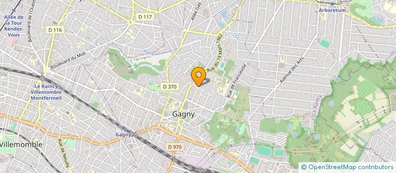 localisation de l'entreprise SCI SARON INVEST à GAGNY