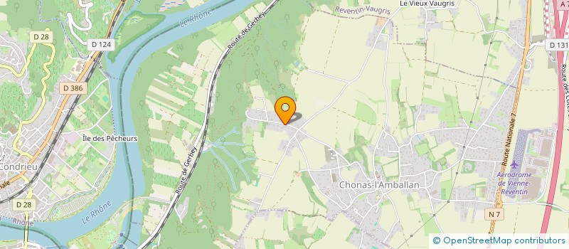 localisation de l'entreprise SCI SARRADIN BARLIER  CHONAS-L'AMBALLAN