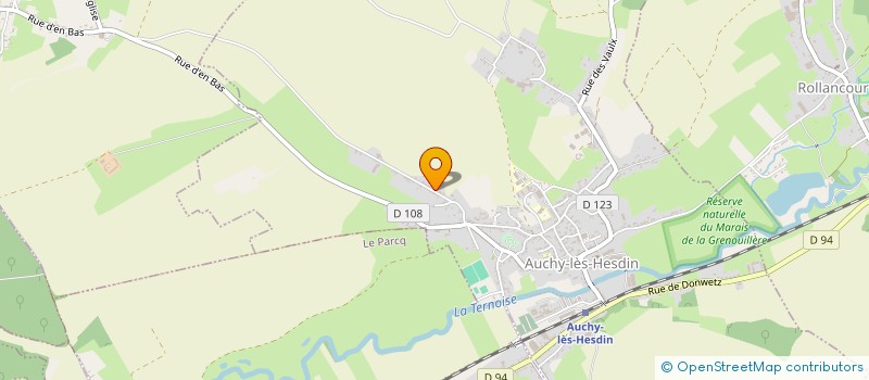 localisation de l'entreprise SCI SARRAIL  AUCHY-LES-HESDIN