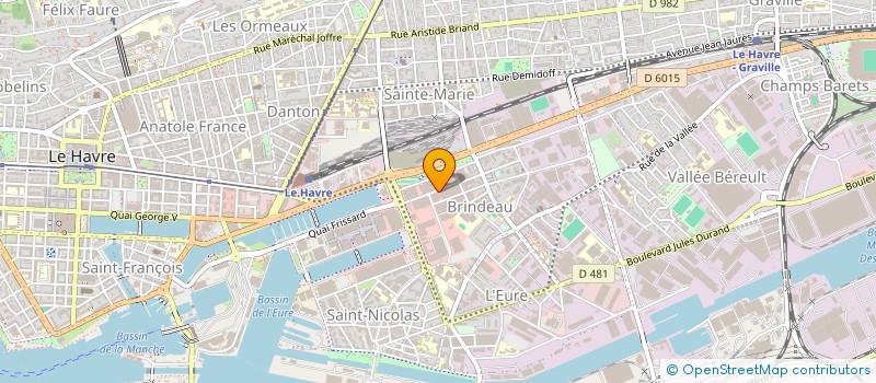 localisation de l'entreprise SCI SARRAIL  LE HAVRE