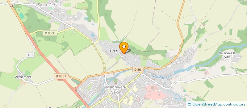 localisation de l'entreprise SCI SARRAIL  SAINT-GERVAIS