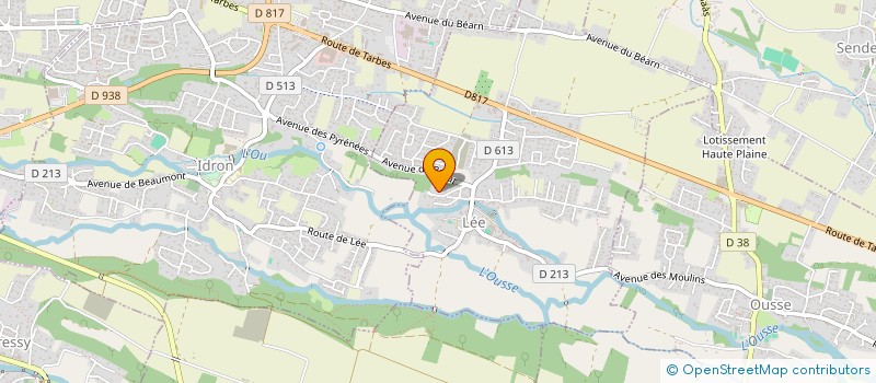 localisation de l'entreprise SCI SARRAILH  LEE