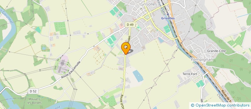 localisation de l'entreprise SCI SARRAT DE BON  GRISOLLES