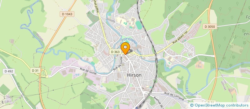 localisation de l'entreprise SCI SARRAZIN FOUGERE CAGNES-SUR-MER  HIRSON