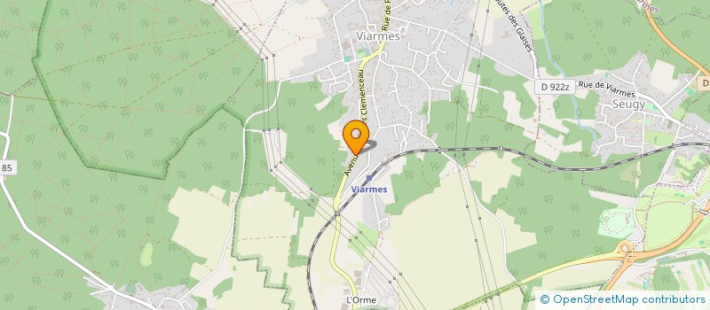 localisation de l'entreprise SCI SARRAZINE  VIARMES