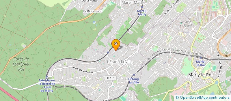 localisation de l'entreprise SCI SARRE LEBOUC  L'ETANG-LA-VILLE