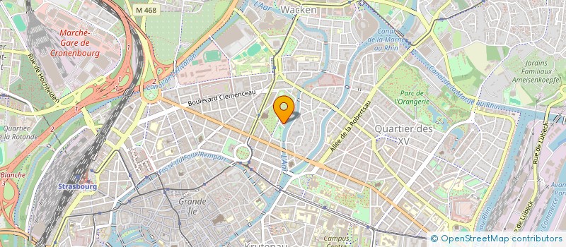 localisation de l'entreprise SCI SARREGUEMINES FRANCE  STRASBOURG