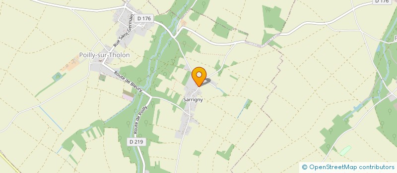 localisation de l'entreprise SCI SARRIBIS  POILLY-SUR-THOLON