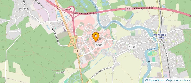 localisation de l'entreprise SCI SARRITER à MONETEAU