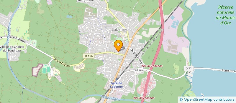 localisation de l'entreprise SCI SARROM à LABENNE