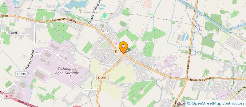 localisation de l'entreprise SCI SARROU  BRAX